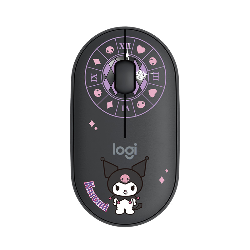 罗技(Logitech) LOGITECH PEBBLE无线鼠标 酷洛米联名款-塔罗时钟