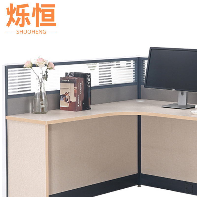 烁恒 屏风工位 L型单人左 套高清大图
