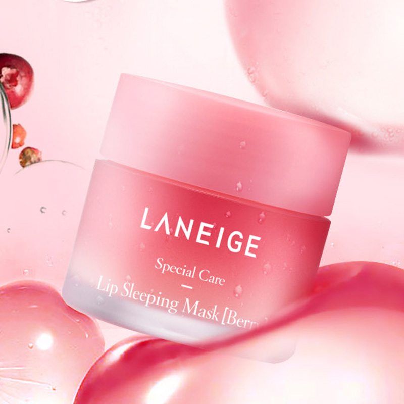 兰芝(Laneige) 夜间保湿修护唇膜20g (莓果味) 温和补水保湿淡化唇部纹高清大图