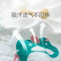 babycare新生婴儿襁褓包巾 防惊跳睡袋包被初生宝宝抱被纯棉春夏薄 120*120cm 特尔利花园