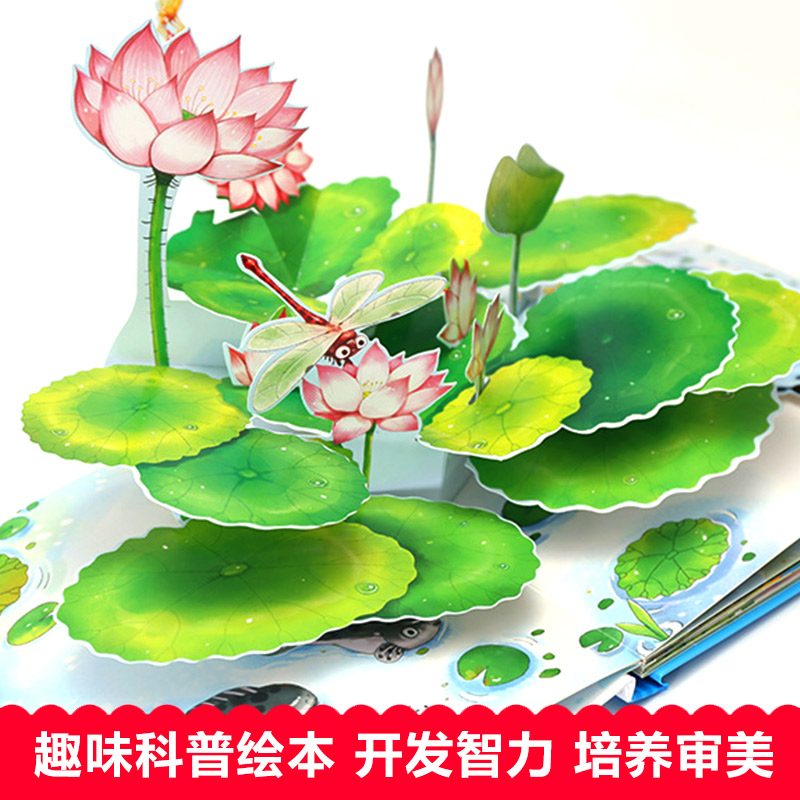 [醉染正版]好好玩神奇立体书升级版我不要变大怪物 儿童立体书3d翻翻书0-3-6岁幼儿睡前故事启蒙绘本宝宝早教启蒙翻翻看高清大图