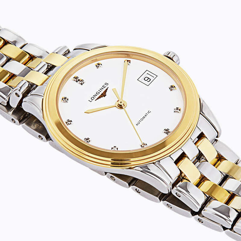 浪琴(Longines)瑞士手表 军旗系列机械表男情侣表男表L4.774.3.27.7