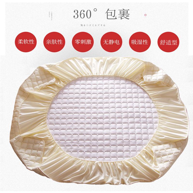 [精品特卖]床笠单件夹棉加厚床垫保护套定制防滑固定床罩包防尘罩套冰星梦