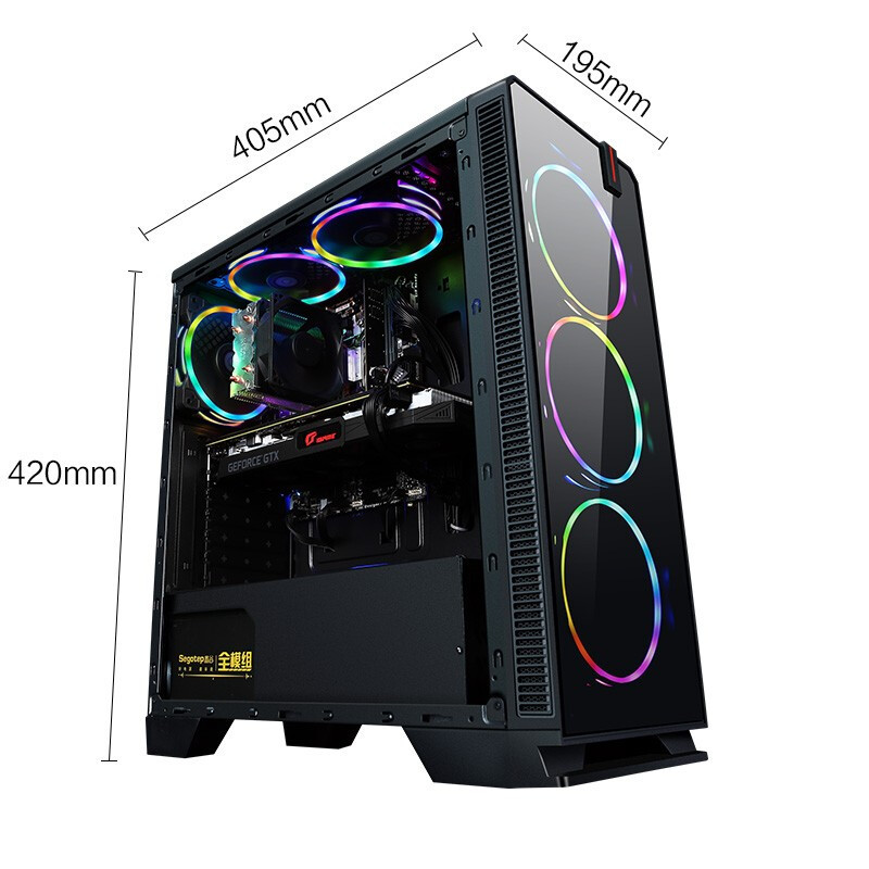 京天(KOTIN)酷睿i5 10400F/GTX1660Ti/16G/500G固态硬盘台式吃鸡游戏组装电脑办公设计定制主机
