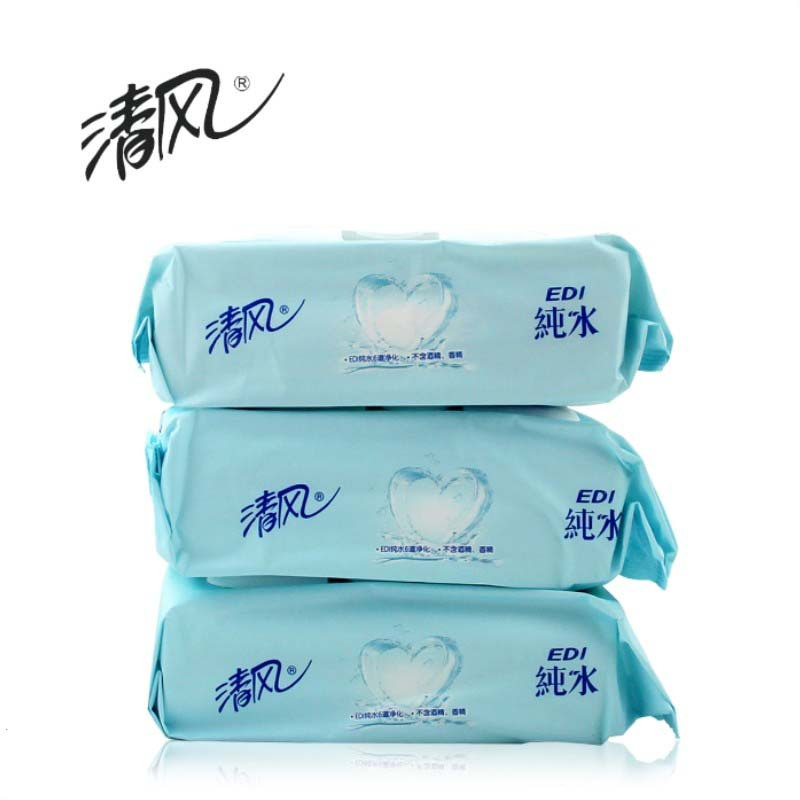 清风 BWB80C纯水湿巾80片/包 12包/箱