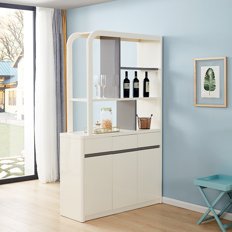 全友家居 简约现代时尚隔厅柜玄关柜客厅餐厅木质隔断柜入户玄关装饰柜储物酒柜 隔厅柜