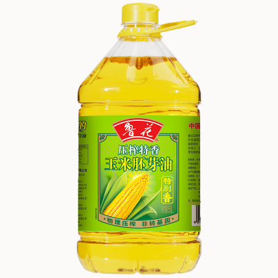 鲁花 食用油 物理压榨 玉米胚芽油 5L
