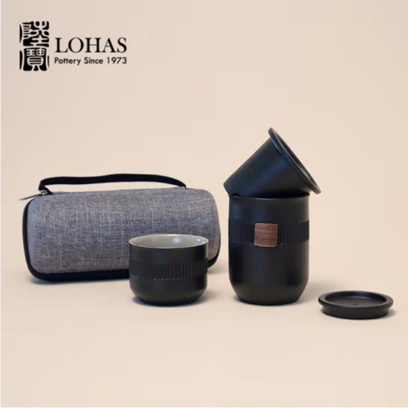 陆宝 合意乐享杯 主杯(壶)×1,副杯×1,茶格×1,茶格垫×1,携行袋×1,小茶巾×1