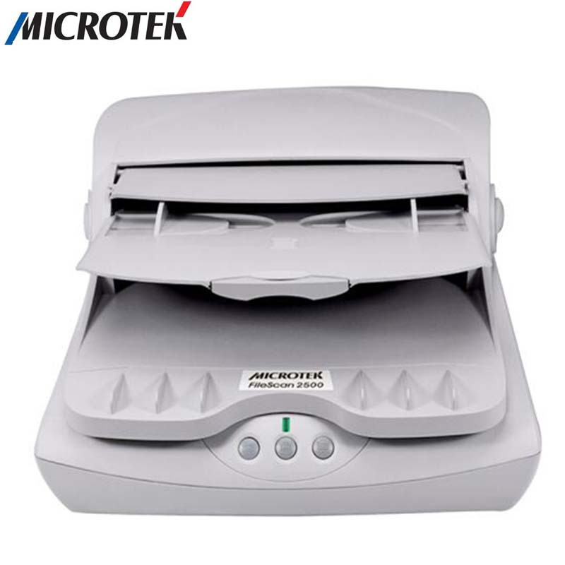 中晶(MICROTEK) FileScan 2500 A4自动馈纸式+平板扫描仪 文档式照片扫描仪 双平台(灰白)