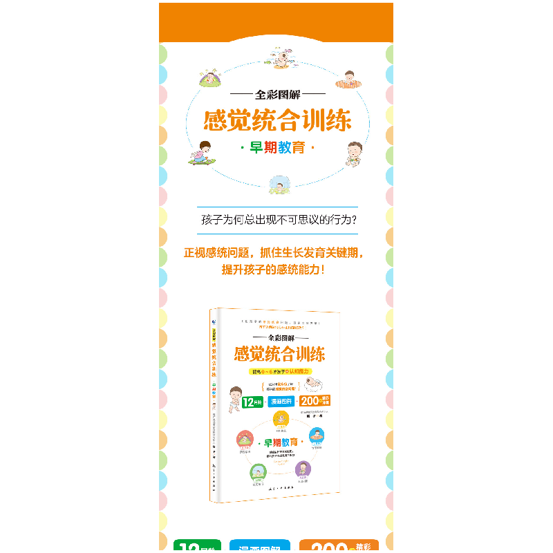 正版新书]全彩图解感觉统合训练 提高0-6岁孩子的认知能力 早期高清大图