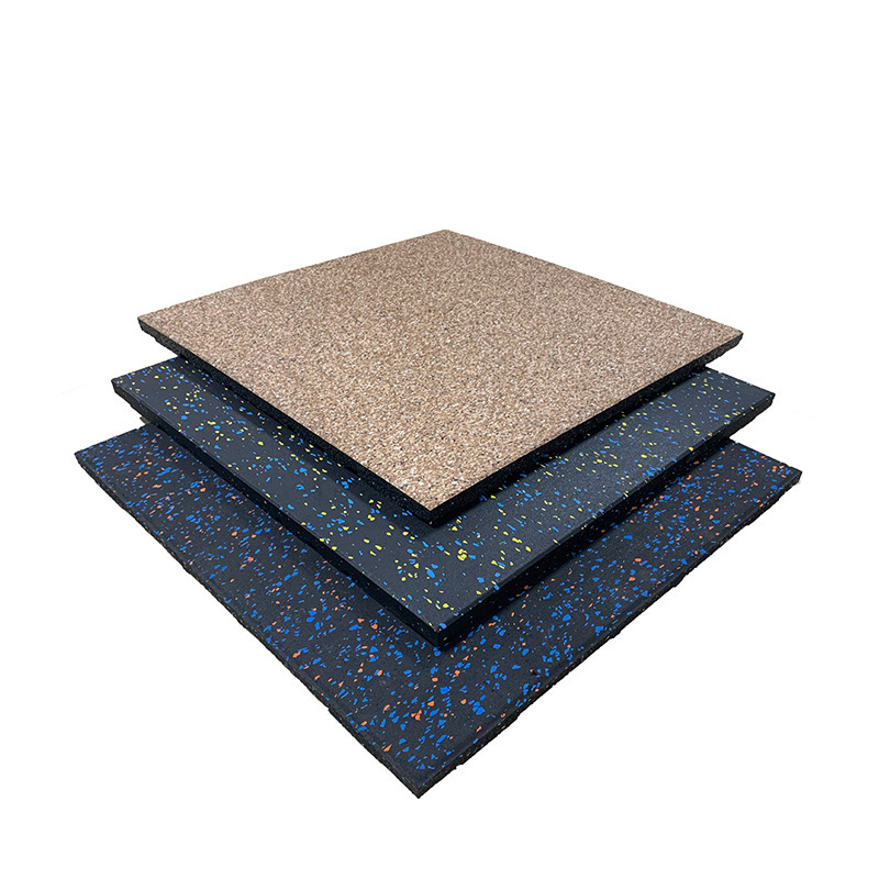 美彪华普思室内健身房减震隔音橡胶地垫杠铃垫子塑胶地胶垫运动地板dj