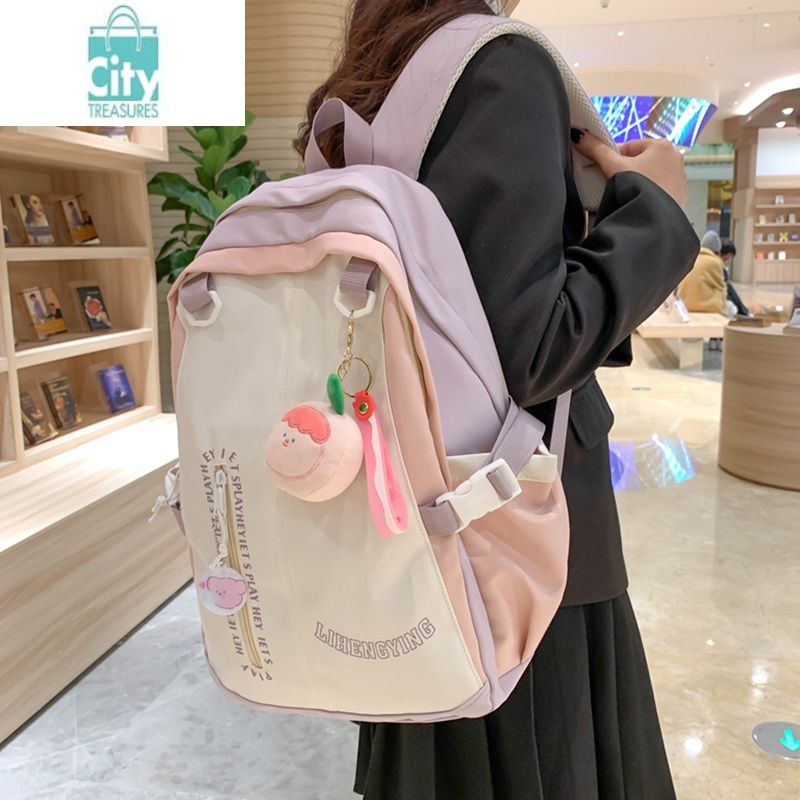 bangdou书包女孩小学生一到三年级女童背包轻便儿童女生旅行旅游双肩