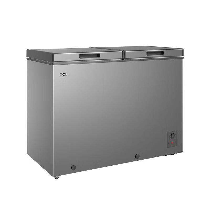 TCL268升双温深冷储鲜一级能效冰柜节能省电多功能冷柜KCD-268YQD 268升*双温麒麟灰1级能效