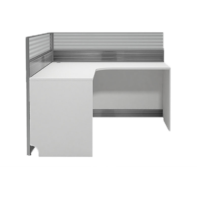 [企诺]屏风工位 QND2BYP-L1414W 1430×1430×1100mm 人造板 组高清大图