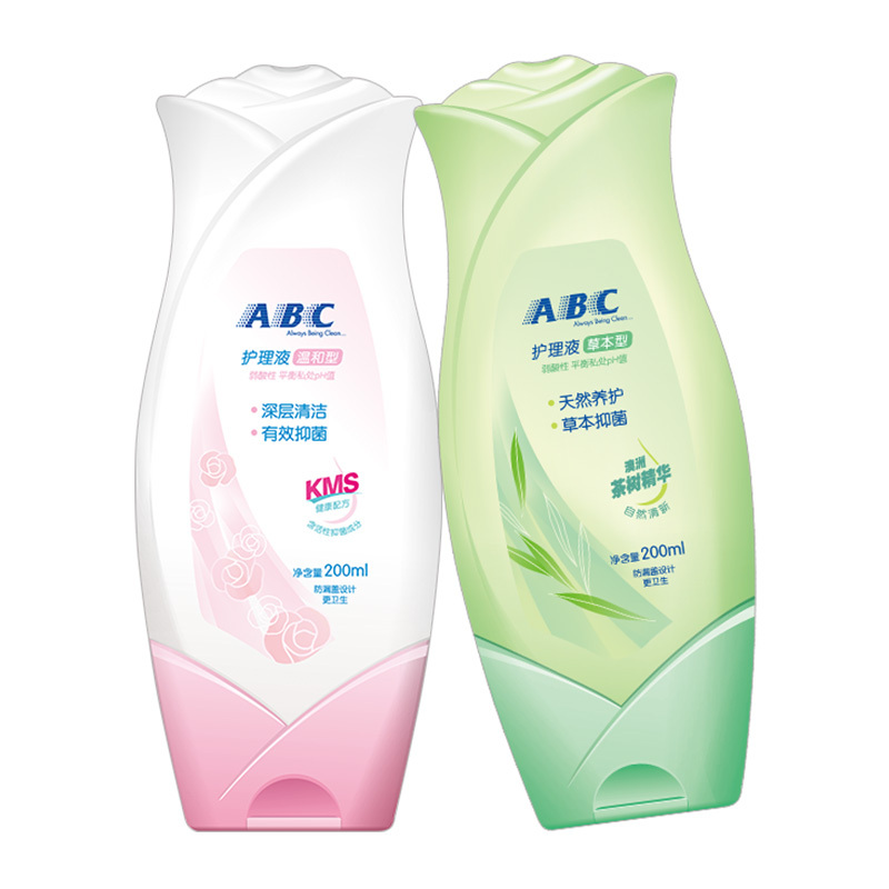 ABC私处卫生护理洗液200ml*2瓶特惠组合