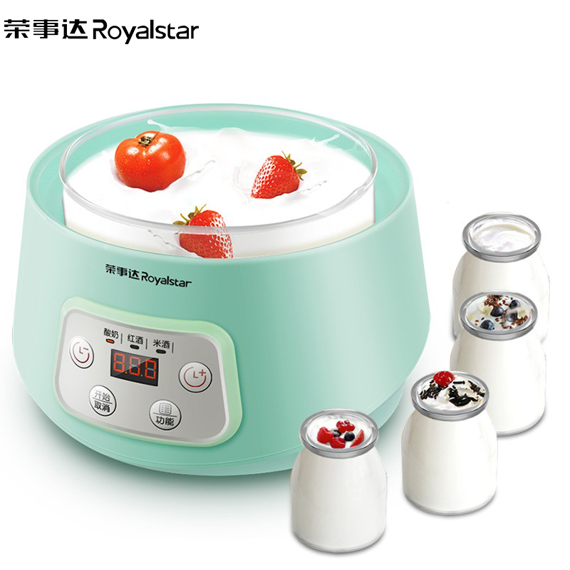荣事达(Royalstar)酸奶机RS-G50玻璃内胆另赠4个玻璃分杯1.2L容量米酒家用全自动自制迷你米酒机红酒机