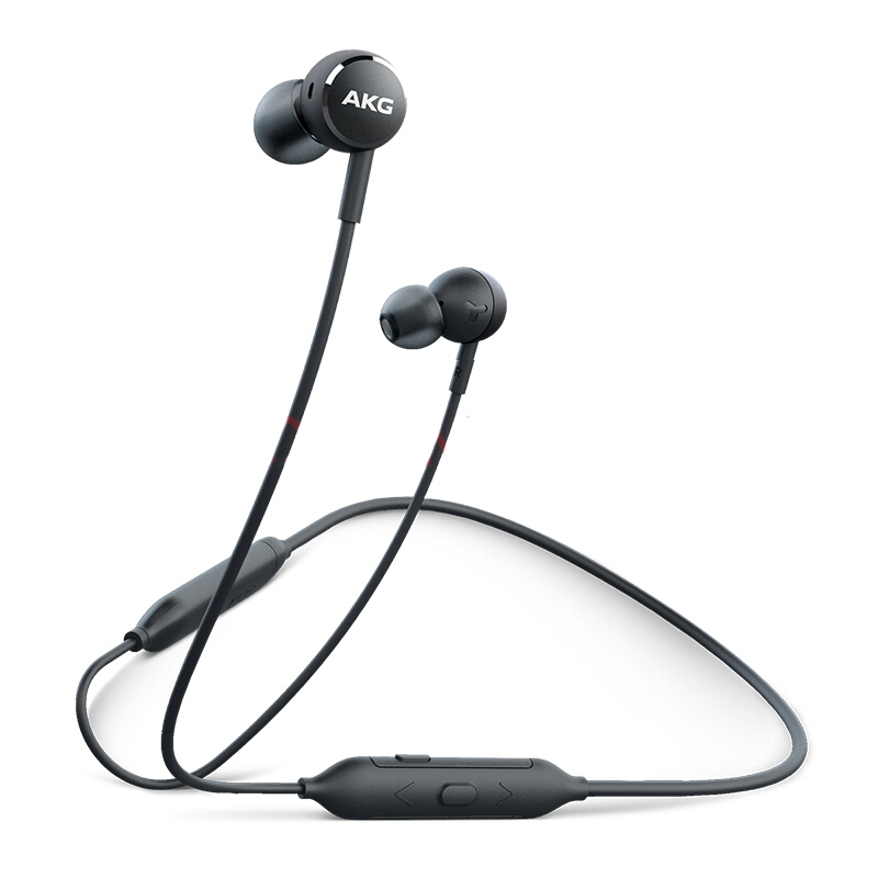 AKG/爱科技 Y100 WIRELESS无线蓝牙颈挂磁吸入耳式耳机HIFI运动黑