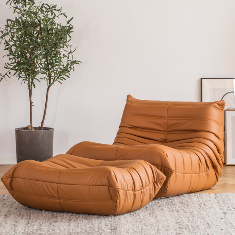 毛毛虫懒人沙发阳台休闲椅单人躺椅北欧小户型客厅网红榻榻米沙发