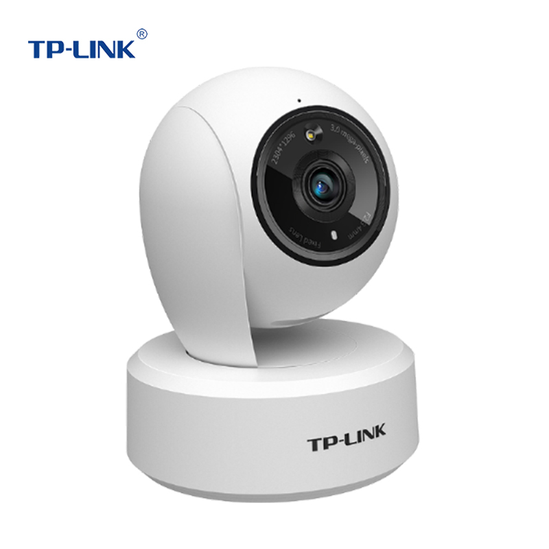 普联(TP-LINK)IPC44AW监控摄像头全彩2.5K超清400万像素多媒体视频智能网络全景手机远程+128G内存卡高清大图