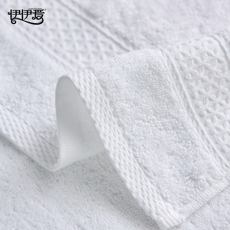 伊伊爱 YBH25255 极简风尚浴巾 本白色高清大图