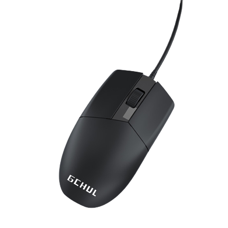 杰储(GCHUL) S180 办公款有线 鼠标 (计价单位:个) 黑色高清大图