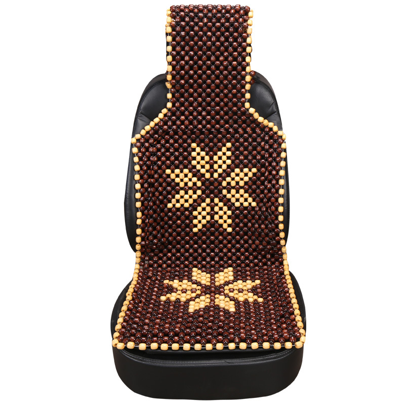 手工串珠凉垫夏季货车通风防滑木珠坐垫座椅垫透气汽车坐垫单片