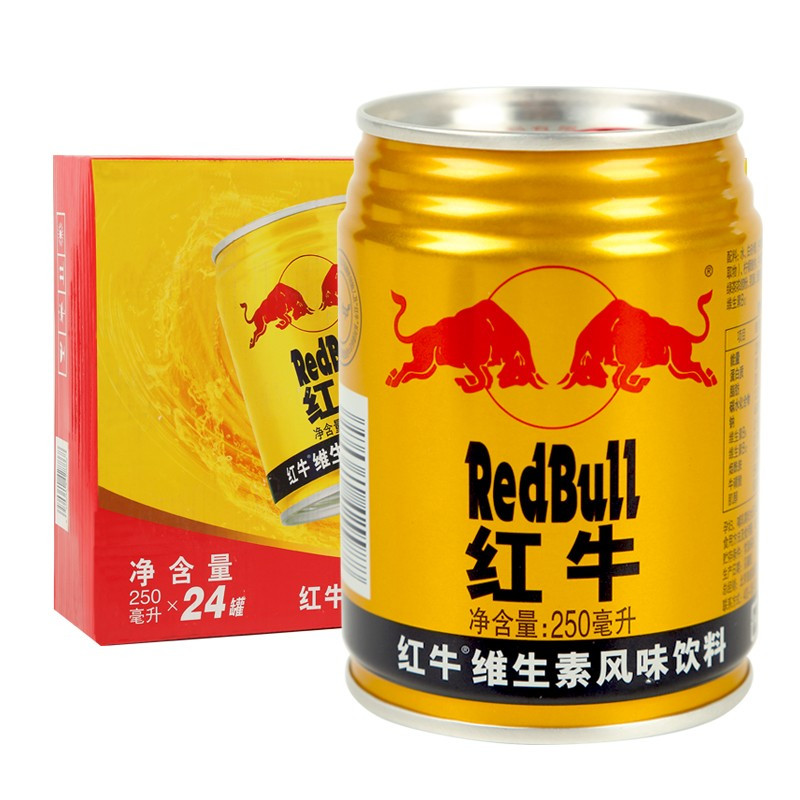 DP 红牛 维生素风味饮料 250ml*24罐 整箱装