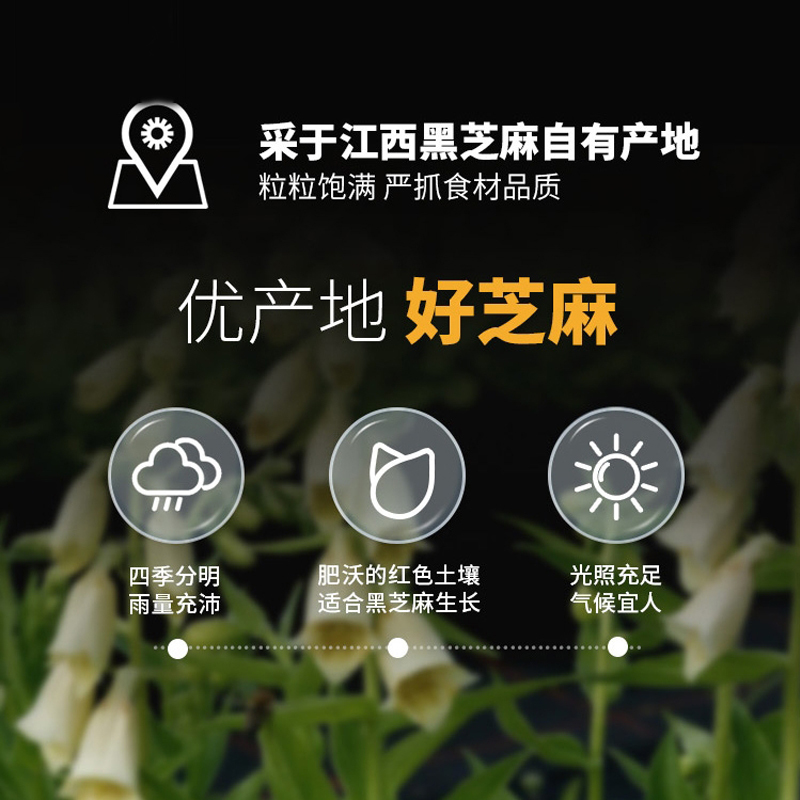 南方黑芝麻(NANFANG BLACK SESAME)黒养黒黑芝麻150g*2盒装即食高钙小吃酥脆解馋饱腹