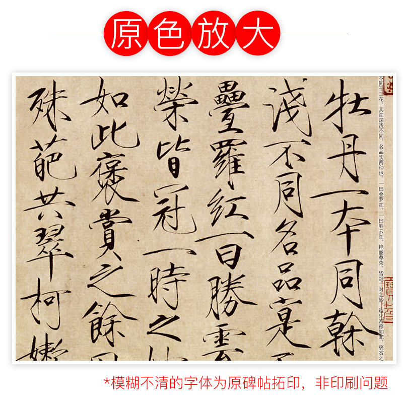 [正版]墨点字帖:中国碑帖原色放大名品 宋徽宗瘦金体墨迹 毛笔书法字帖高清大图