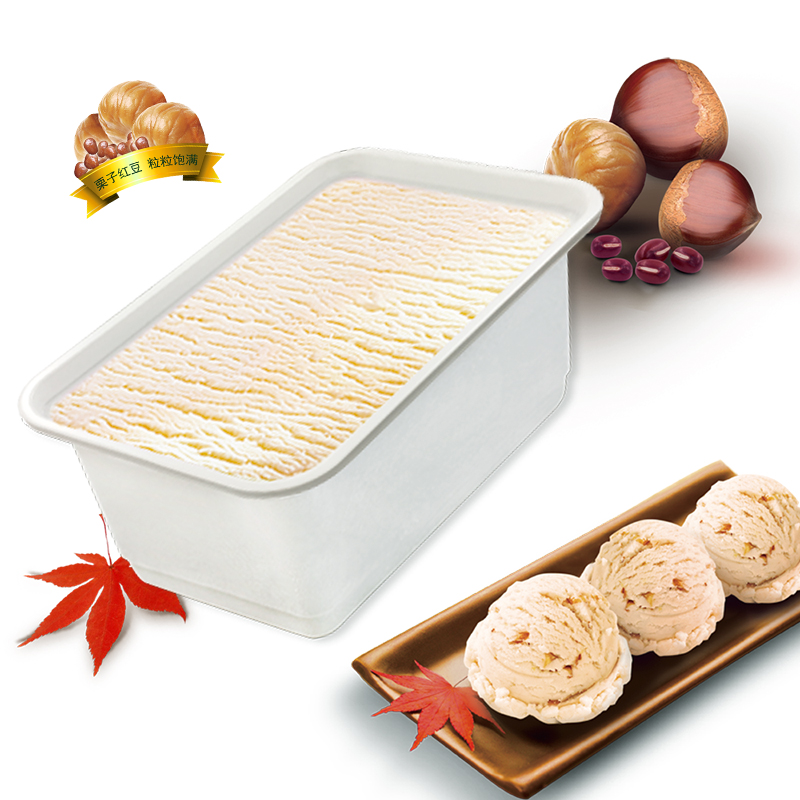 明治 栗子红豆冰淇淋(家庭装)565g