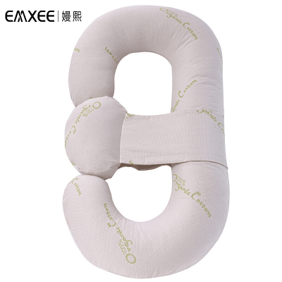 嫚熙(EMXEE)孕妇枕头护腰侧睡枕多功能睡枕侧卧抱枕托腹孕期用品睡觉靠枕
