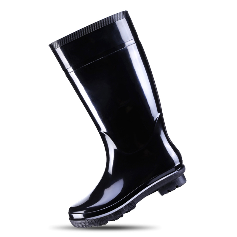 三极户外（Tri-polar）TP1689 PVC雨鞋厚款耐磨劳保雨靴高清大图