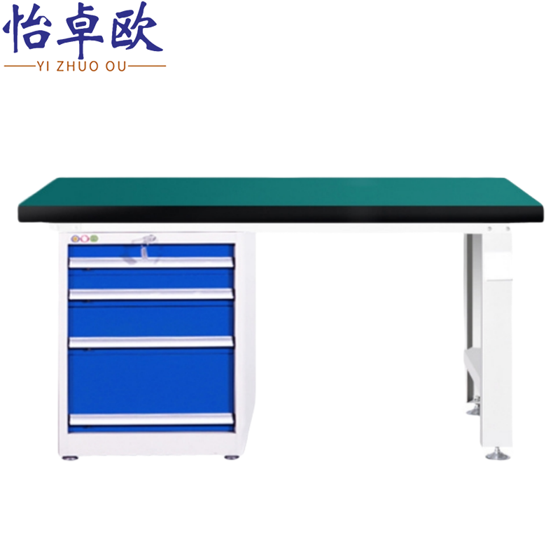 怡卓欧钳工台1.5米四抽张高清大图
