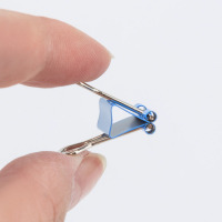 15mm彩色长尾夹子燕尾夹票夹办公用品