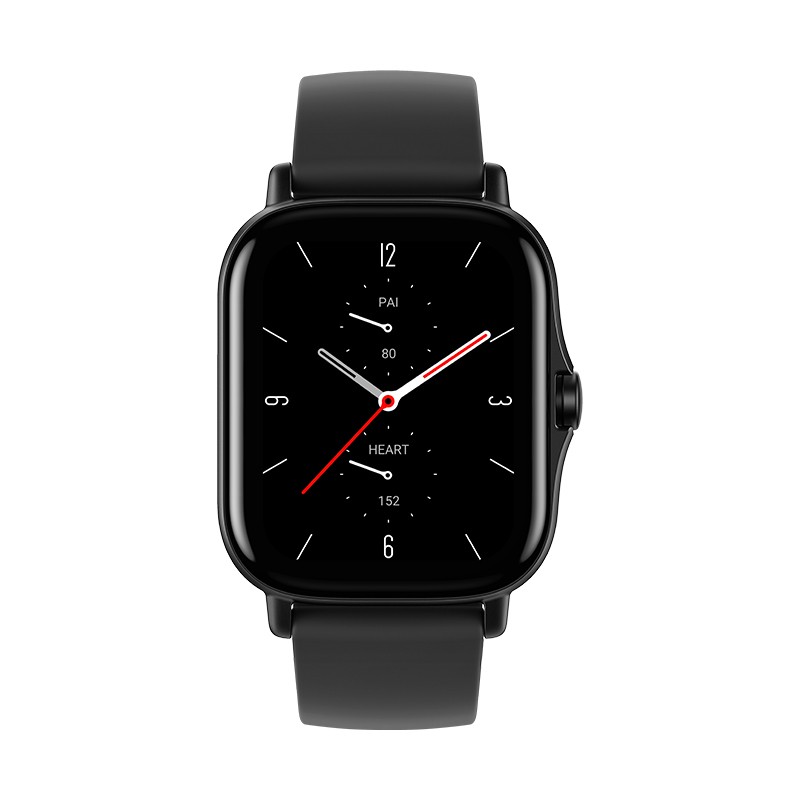 小米生态 amazfit gtr2 运动智能手表 曜石黑 方屏