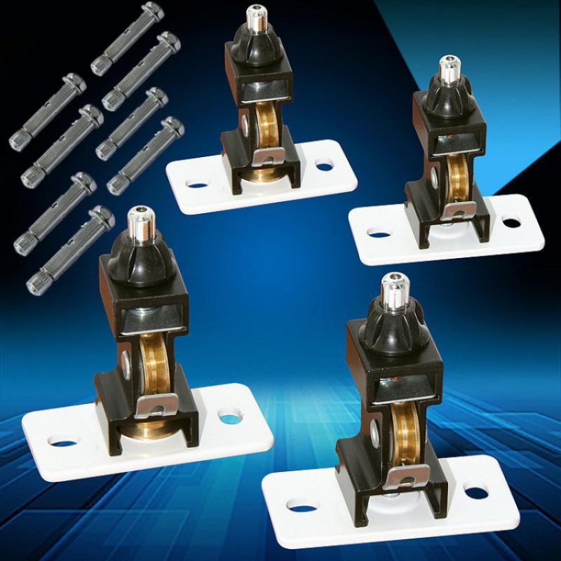 阳台升降手摇晾衣架双杆配件铜轮顶座滑轮组凉衣架顶支架加厚 参数