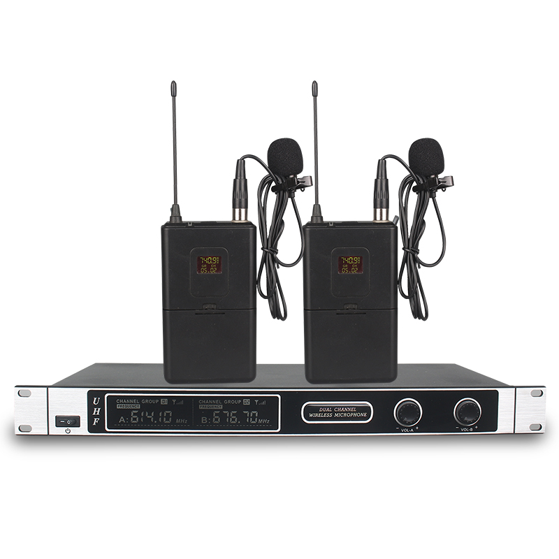 册视固U无线麦克风一拖二配手持、头戴或领夹等腰包话筒GU-280套高清大图