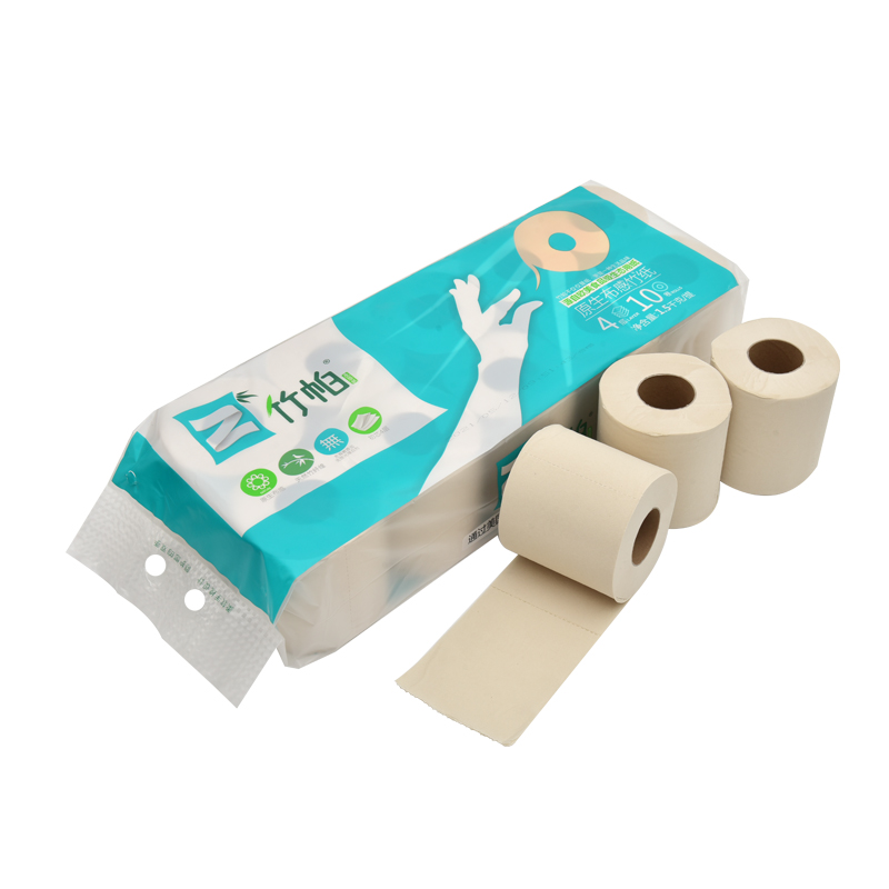 竹帕 1500克空芯竹浆原色卷纸 10卷/提