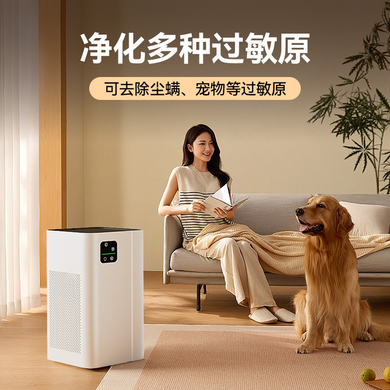 空气净化器家用除甲醛去二手烟异味猫毛除臭消毒负离子净化机