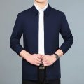 免费试穿高端夹克秋冬外套男士2019新款秋季青年西服袖直筒袖青年潮流休闲夹克男装品牌男士 8217深蓝 165/84