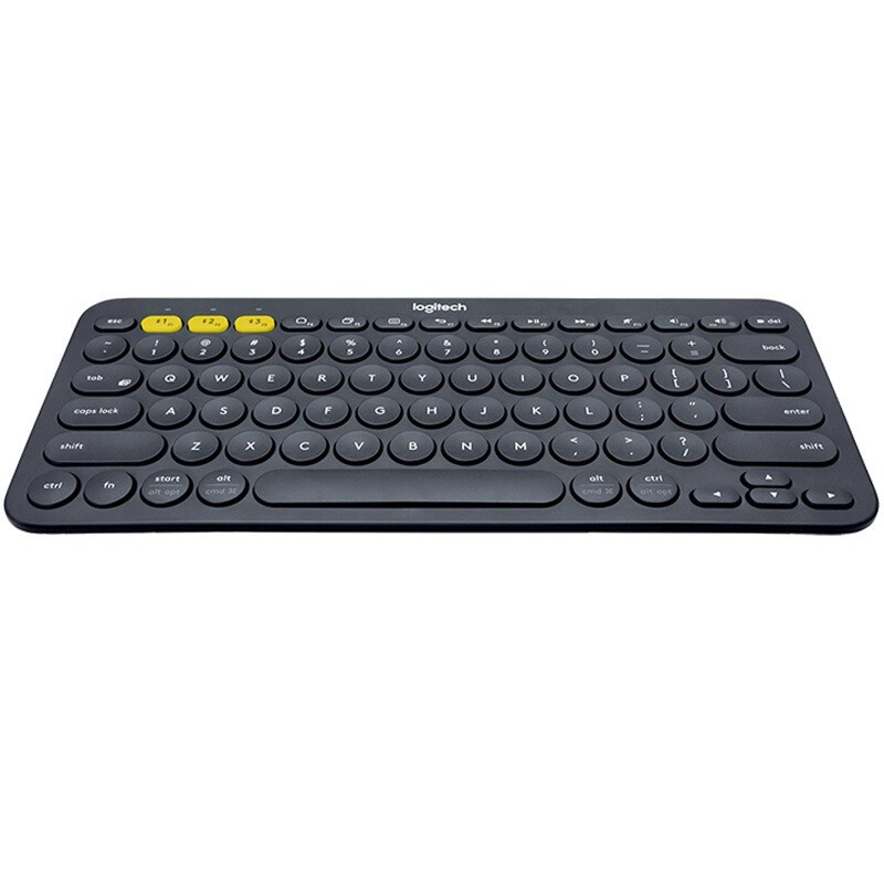 罗技(Logitech) 多设备蓝牙键盘 K380 平板IPAD键盘 蓝牙鼠标伴侣 深灰色 10个起订 单个价格