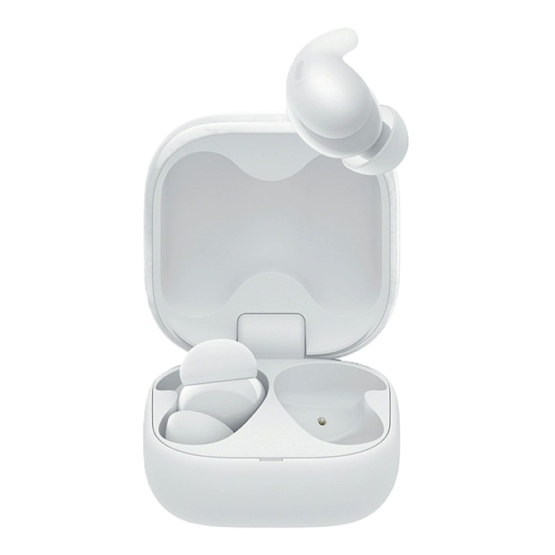 索尼(SONY)LinkBuds Fit Hi-Res舒适降噪真无线耳机 WF-LS910N 白色