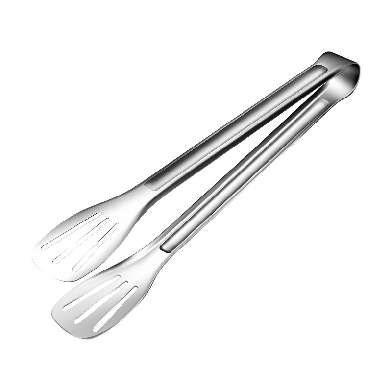 不锈钢食物夹食品夹烘焙精灵防烫面包肉丸牛排夹烘焙烧烤烤肉夹 大号