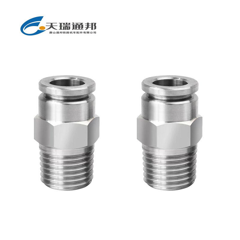 天瑞通邦 304不锈钢快装接头 PT1/8(1分)接外径4mm 个高清大图