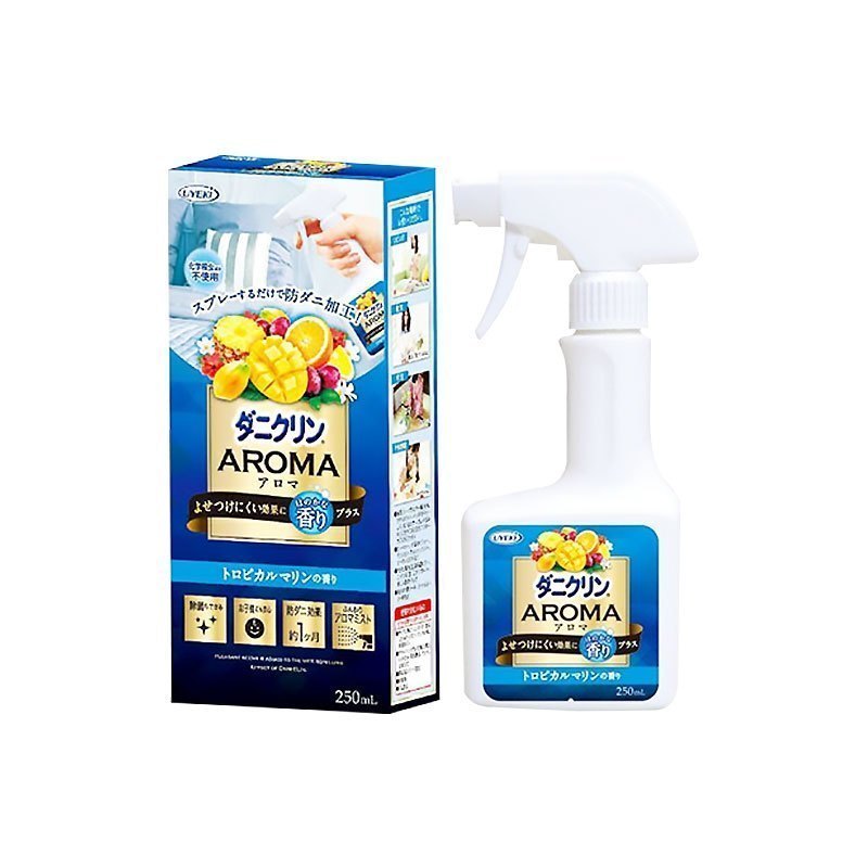 UYEKI除螨虫喷雾剂 床上免洗除菌防螨虫喷剂 水果香250ml