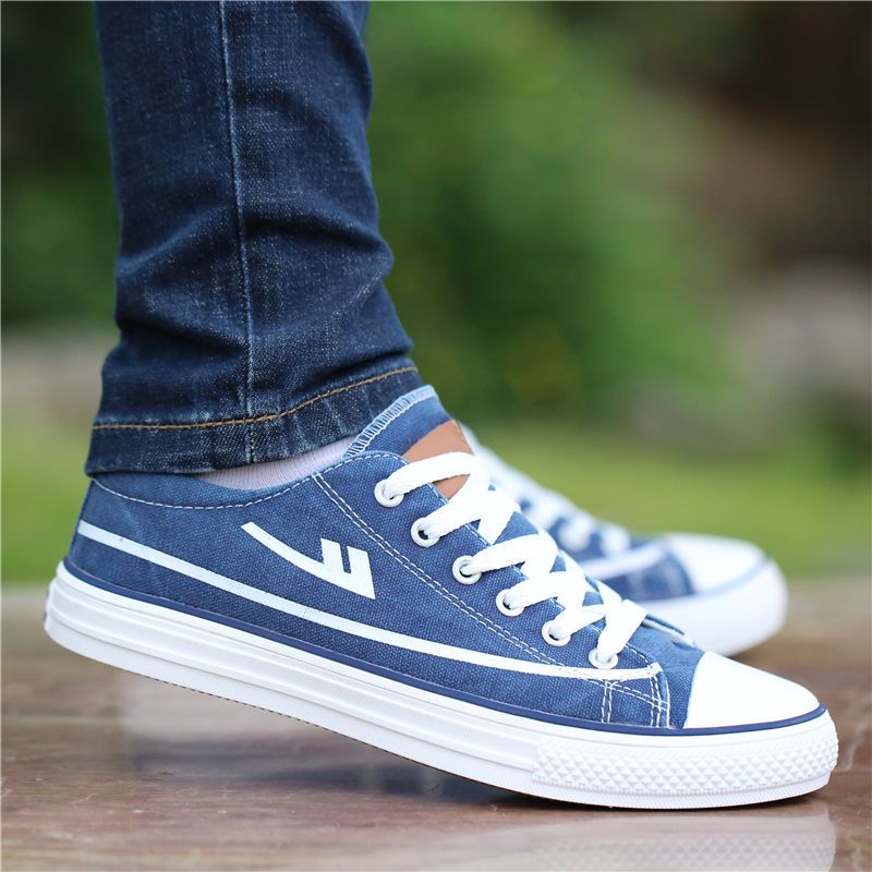 [warrior/回力]回力男鞋春季新款男士帆布鞋潮流透气耐磨休闲鞋 卡其