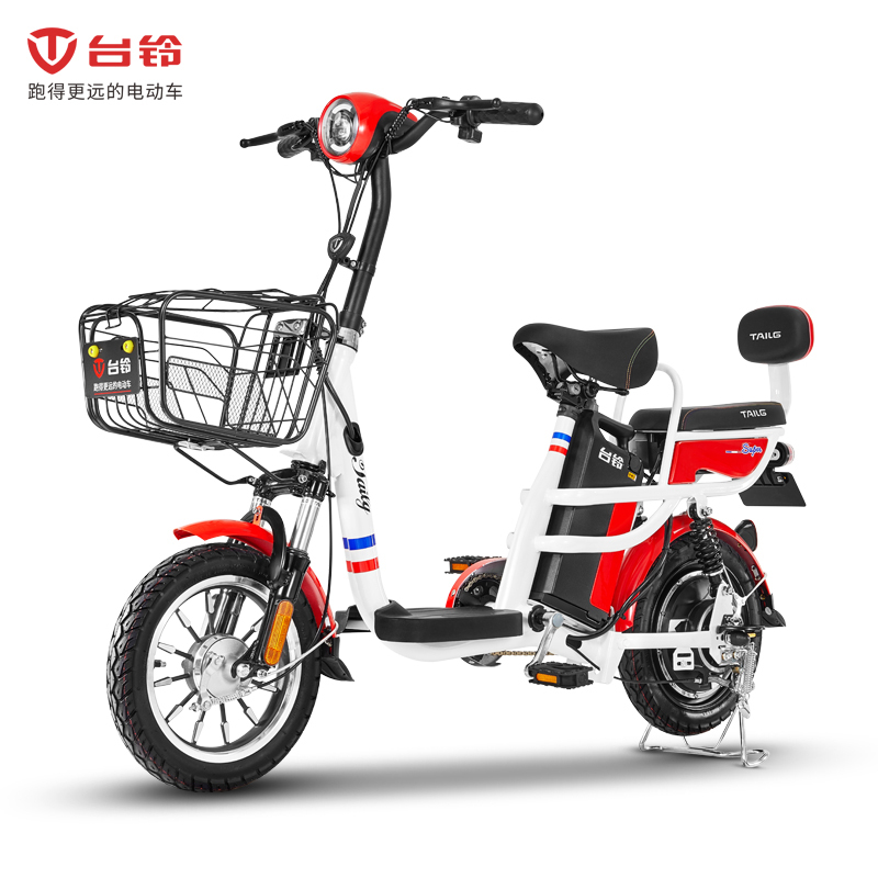台铃2019新款小魅铃二代电动自行车脚踏车电动车代步电动车