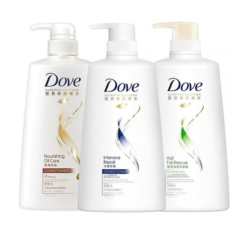 [原装进口]多芬(DOVE)洗发水 轻盈保湿洗发露680g 港版