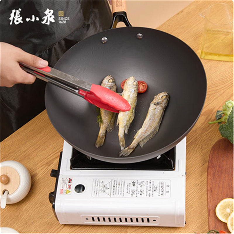 张小泉 无涂层家味精铁锅C32890100 32cm D高清大图