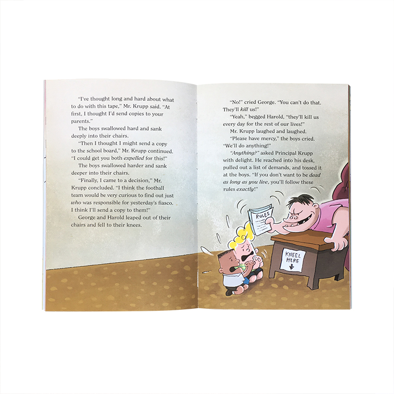 [正版]英文原版 Captain Underpants #1: 彩色版Adventures of Captain Und高清大图